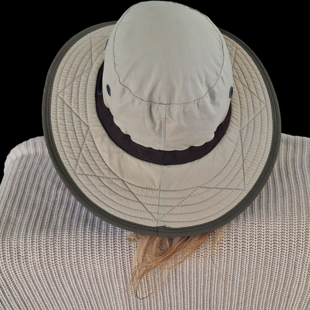 Watership Trading Co Boonie Hat Chin Strap Adult L Hiking Gardening USA Khaki - Picture 11 of 16